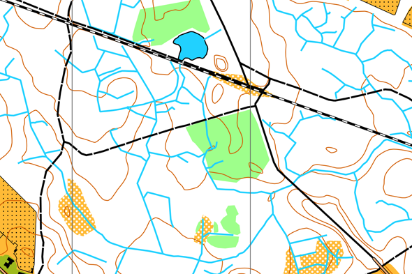 Kort over Høbjerg Hegn